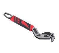 Llave de 8 Pulgadas con Cabezal Doble Autoajustable y Mecanismo de Bloqueo Automático para Trabajos Elevados o Espacios Confinados Herramienta de Plomería de Acero para Uso Versátil