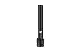 Llave de accionamiento 1/2, cabeza hexagonal, adaptador de 8-24mm, convertidor de llave inglesa, herramientas de extracción de neumáticos con enchufe de Impacto Profundo(10MM)
