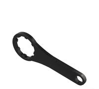 Llave de acero ajustable para tambor de cubo de agua de 5 a 30 L, abridor de cubierta a prueba de óxido y herramienta de fijación, color negro (44 mm)