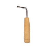 Llave de afinación clásica de arpa de lira, afinador de mango de madera en forma de L, herramienta de ajuste interior de 4 ángulos, llave de afinación de arpa, martillo de afinación de arpa, llave de