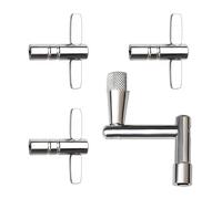 Llave de afinación de tambor con tecla de velocidad de movimiento continuo para una afinación perfecta, paquete de 4