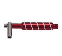Llave de afinación de tambor, herramientas de percusión, tambor de aluminio, llave de afinación de piel, llave de tambor, llave de afinación de tambor, llave cuadrada