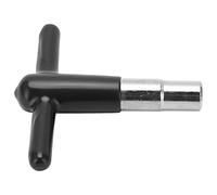 Llave de Afinación en T, Accesorios de Batería Livianos Llave de Afinación de Tambor en Forma de T de Aleación de Zine para Reemplazar la Llave de Afinación de Batería Vieja o Dañada(negro)