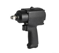 Llave de aire de doble martillo resistente de 1/2 pulgada, herramienta de accionamiento cuadrado neumático con par de 350 pies-libras, ajuste de 3 velocidades hacia adelante y hacia atrás, presión de