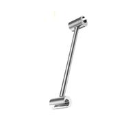 Llave de ajuste de bisagra de doble cabeza, llave de acero para ahorro de mano de obra para puertas y muebles, kit de herramientas de reparación (1 unidad, 21,3 x 3 cm)