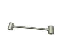 Llave de ajuste de bisagra de doble cabeza, llave de acero para ahorro de mano de obra para puertas y muebles, kit de herramientas de reparación (2 piezas)