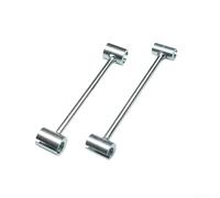 Llave de ajuste de huecos de bisagras, llave de ajuste de bisagra de puerta, herramienta de llave ajustable de perno redondo, herramienta de ajuste de bisagra de acero de doble extremo (8-25 mm) (2