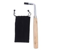 Llave de ajuste de piano de forma de forma de forma de mtlavo con mango de madera para reparación y mantenimiento de instrumentos de cuerda Una herramienta compacta liviana ideal