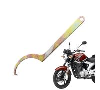 Llave de ajuste de suspensión: herramienta de llave de gancho C con mango antideslizante, ajustador precarga ergonómico, herramienta manual de metal duradera | Ideal para uso en talleres de reparac