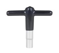 Llave de ajuste de tambor de aleación de plata, llave de agujero cuadrado en forma de T, llave de percusión, llave de ajuste de instrumentos, herramienta de afinación de tambor, afinador de tambor,