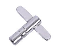 Llave de ajuste de tambor plateada en forma de T en forma de Z estándar para instrumentos de percusión de tambor para amantes de la herramienta para afinar tambores, accesorios de llave inglesa