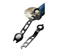 Llave de amoladora angular de cuatro garras, llave de tuerca de bloqueo de sumidero en forma de S, multiherramienta antideslizante para pulidoras Bosch forMakita