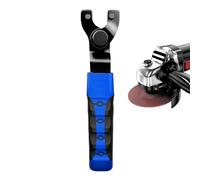 Llave de amoladora angular, llave de vaso de agarre antideslizante de 2 garras | Apertura ajustable de 6 a 47 mm, llave de tuerca de bloqueo de mango de goma antideslizante, para mecánico, lugar de