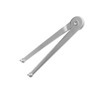 Llave de amoladora de ángulos de doble gancho, opción de color negro y plateado, tecnología de estampado de metal, opción de dos tamaños, herramienta práctica de acero, llave de doble pin