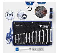 Llave De Anillo De Carraca KS Tools Brilliant Tools 12 Piezas 8mm-19mm