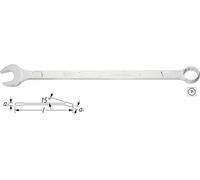 Llave De Anillo Y Boca HAZET 32MM Extra Larga Y Delgada 600LG-32