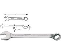 Llave De Anillo Y Boca HAZET - Exterior Doble Hexagonal - 27 603-27