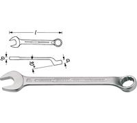 Llave De Anillo Y Boca HAZET - Exterior Doble Hexagonal Perfil - 11 603-11