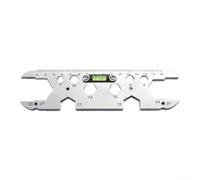 Llave de baño 12 en 1 de 18,9 cm, instalación de grifo de acero inoxidable 420 multiherramienta con nivel, llave de fontanería para Grohe (2,2 grosor)