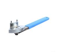 Llave de barra tensora de acero al carbono para ajustar el ángulo de la polea loca y la tensión de la correa en para plataformas de vehículos A4 A7 (azul)
