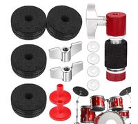 Llave de batería y lavadoras, almohadillas de tambor - Instrumento de percusión Non Slip Anti ALT POLLAS DE CELIENTES - Accesorios de reemplazo de batería, embrague de sombrero alto estándar para sala