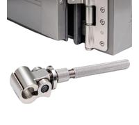 Llave de bisagra de puerta ajustable profesional universal de aleación | Herramienta de bisagra de puerta de gabinete para hogar, entrada, balcón, armario, puerta, carpintero, mantenimiento diario