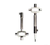 Llave de bloqueo de medición para una mayor precisión de instalación en cerraduras de puertas (corta)