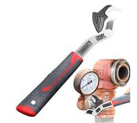 Llave de bloqueo - Heavy Duty Pipe Wrench | Pipe Wrenches Adjustable | Easy To Use Plumbing Tool With Anti-slip Handle, Multifunctional Plumbing Accessories For Pipes,Tees, Ball Valves And Other