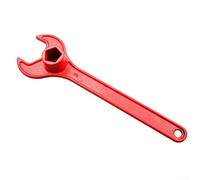 Llave de boca de incendios de 55 mm, llave de interruptor de apertura y cierre de acero fundido para uso en exteriores, color rojo, 345 mm de longitud (345 mm)