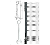 Llave de boca/Poligonal TOPTUL AAEB5555