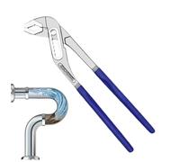 Llave de bomba de agua, llave de tubo ajustable, llaves de tubería versátiles, alicates portátiles para linesman | Lengua y alicates de última función para uso doméstico