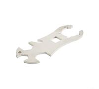 Llave de botella de gas ajustable de acero inoxidable para cilindros de propano de 5 kg y 11 kg, mandíbula de 13 a 19 mm, compacta de 4.25 x 1.8 pulgadas, herramienta resistente al óxido para barbacoa