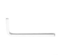 Llave de cabeza cuadrada con forma de L con acero al cromo vanadio para tornillos cuadrados, diseño de llave de 4 puntos, herramienta de 310 mm de longitud para un cierre preciso de tornillo (4 mm)