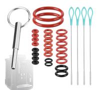 Llave de cabeza ovalada para Jura, 35 unidades Jura para cafeteras automáticas de cabeza ovalada, llave de cabeza ovalada con llavero, adecuado para cafeteras automáticas Jura/Krups/AEG