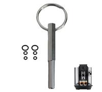 Llave de cabeza ovalada para reparación, llave de cabeza ovalada para reparación, herramienta de desmontaje con anillo ovalado compatible con cafetera Nespresso Krups/De Longhi/Jura/AEG