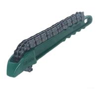 Llave de cadena con construcción resistente, agarre antideslizante y potente sujeción para uso en tareas de fontanería y lucha contra incendios (pequeña)