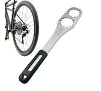 Llave de cadena de precisión - Herramienta de volante de casete para mecánicos | Acero inoxidable con mango antideslizante, ayuda de desmontaje de alto par para reparación de bicicletas