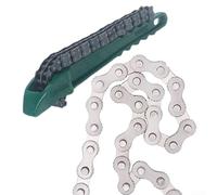 Llave de cadena industrial de acero al carbono resistente para tuberías con agarre antideslizante, potente abrazadera y ajuste versátil para varios tamaños, construcción pesada (mediana)