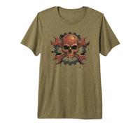 Llave de Calavera - Dark Mechanic Design para Destornilladores Camiseta Premium
