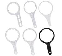 Llave de carcasa de filtro de agua para membrana de ósmosis inversa 1812, se adapta a botellas de filtro de línea delgada estándar de 10 pulgadas y 20 pulgadas, herramienta manual de plástico para