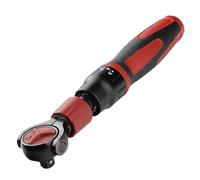 Llave de carraca - 72 dientes antideslizante de 3/8 pulgadas, cabeza giratoria reversible, herramienta ergonómica de acero de mano para técnicos de electrodomésticos de motocicleta, hardware de