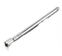 Llave de carraca acero cromado 1/4", 3/8" y 1/2" con barra extensión larga 50/75/100/125 mm for manguito dirección accesorios biela Aptador de enchufe automotriz, herramienta(1-2 250mm)