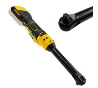 Llave de carraca eléctrica de 3/8" con batería para Dewalt 20 V, accionamiento de barra extendido de 16 cm, con luz LED, 320 rpm, 80 Nm (sin batería)