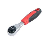 Llave de carraca en miniatura con mecanismo reversible de 72 dientes para altos pares en espacios reducidos, antideslizante