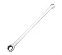 Llave de carraca extra larga de acero CR-V de 11 mm (21 mm) | Diseño de alcance extendido, acceso a puntos estrechos, extremo de caja de 12 puntos, mecanismo de trinquete, acero CR-V