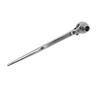 Llave de carraca, llave ajustable con cabeza de 17-22 mm, llave de vaso de 1/2 pulgada hecha de acero al cromo vanadio para un alto par de torsión y durabilidad (17-19 mm)