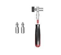 Llave de carraca profesional de agarre ergonómico de acero de alto carbono para garaje y mantenimiento automotriz, llave de trinquete con mecanismo bidireccional