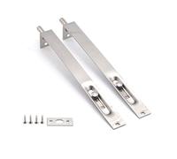 Llave de cerradura de puerta empotrada de acero inoxidable SeeRaphee, llave de pestillo de 12 pulgadas