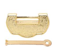 Llave de cerradura vintage Aleación de zinc Estilo antiguo Mini candado con llave para joyero Cajón Decoración del hogar Acabado de latón Diseño retro Patrones grabados hechos a