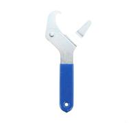 Llave de choque para motocicleta, tamaño ajustable con mandíbula enganchada para precarga para ajuste de collar de resorte, se adapta a 35 mm a 75 mm